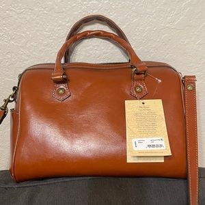 NWT Patricia Nash heritage skye satchel/ crossbody with strap